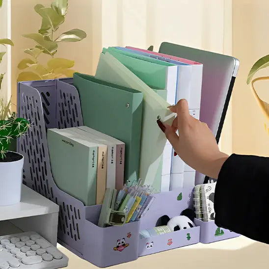 casier de rangement violet