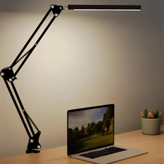 Lampe de bureau Led à pince noir