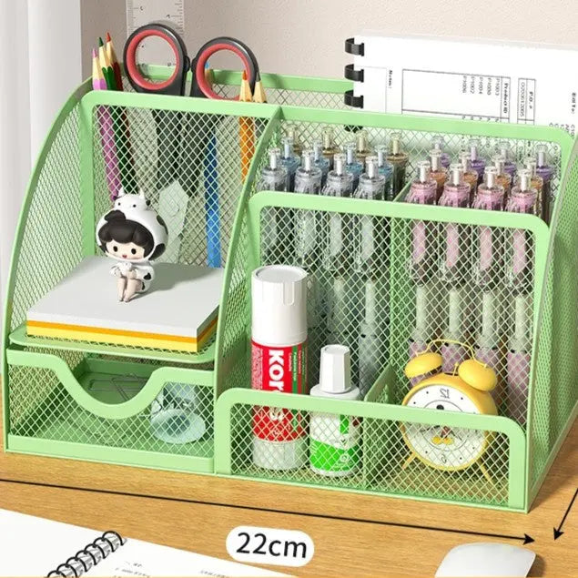 Organisateur de bureau vert