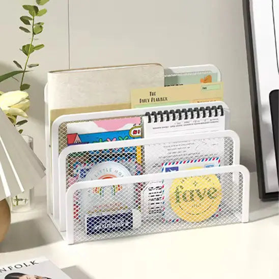 Organiser de bureau courriers cases