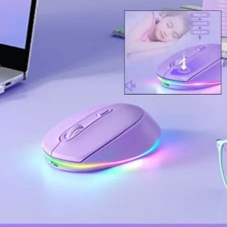 Souris ergonomique sans fil silencieuse