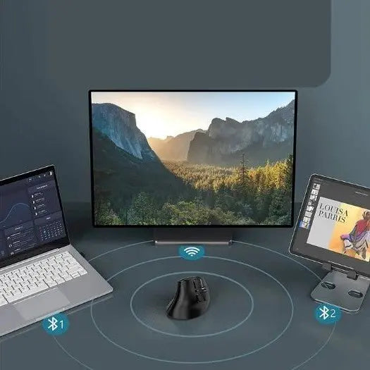 Souris ergonomique sans fil - verticaleâą - Bureauclear.com
