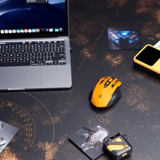 Souris ergonomique sans fil - yellow™ - Bureauclear.com