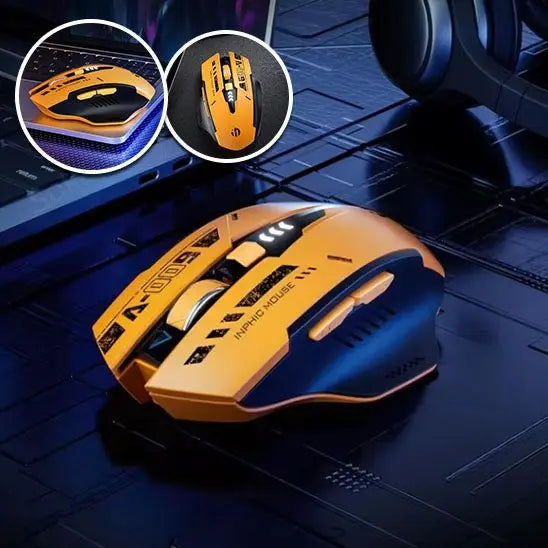 Souris ergonomique sans fil - yellow™ - Bureauclear.com