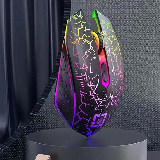 souris sans fil gaming debout colorés