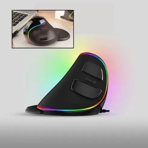 Souris verticale de jeu couleurs