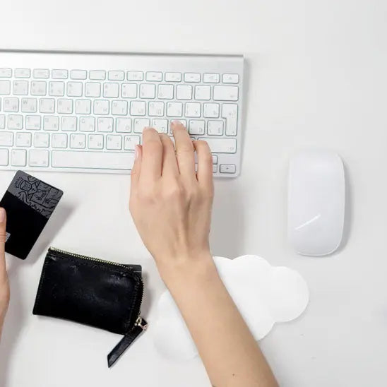 Tapis de souris ergonomique - effet nuage™ Bureauclear.com