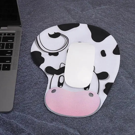 tapis de souris ergonomique vache souris