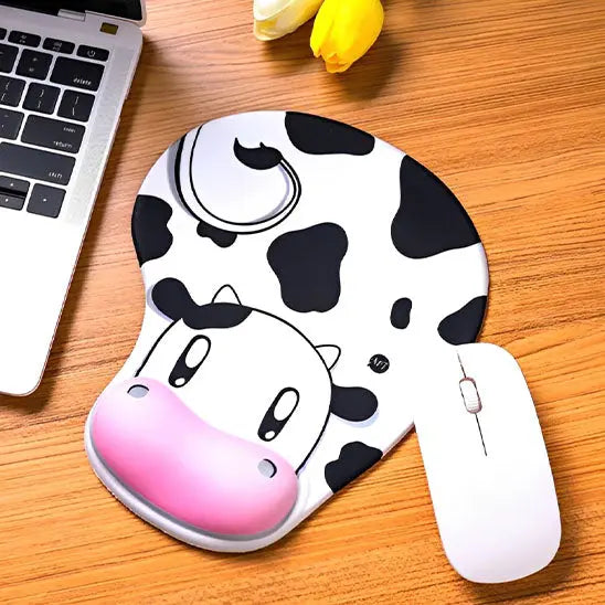 Tapis de souris ergonomique bureau clair