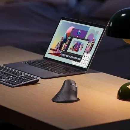 souris ergonomique verticale noir sans fil