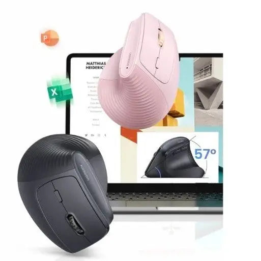 souris ergonomique verticale deux couleurs