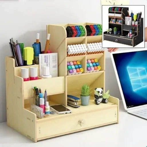 Boite de rangement bois - organisateur™ mutualdropshopping