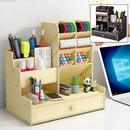 Boite de rangement bois - organisateur™ mutualdropshopping