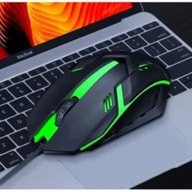 Clavier et souris gamer kit vert