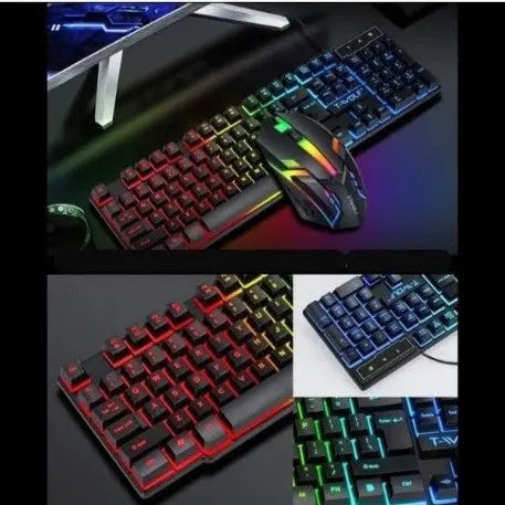 Clavier et souris gamer ensemble bureau