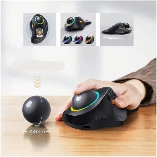 Ergonomique souris A boule sans fil 44mm