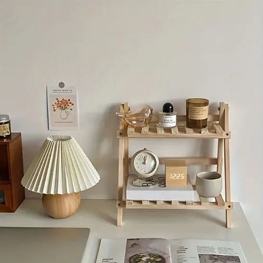 étagère de bureau lampe reveil