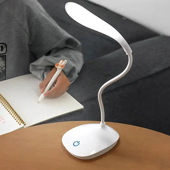 Lampe à Led de bureau tactile flexible blanc