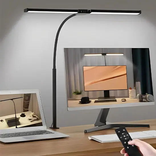 lampe à led de bureau noir