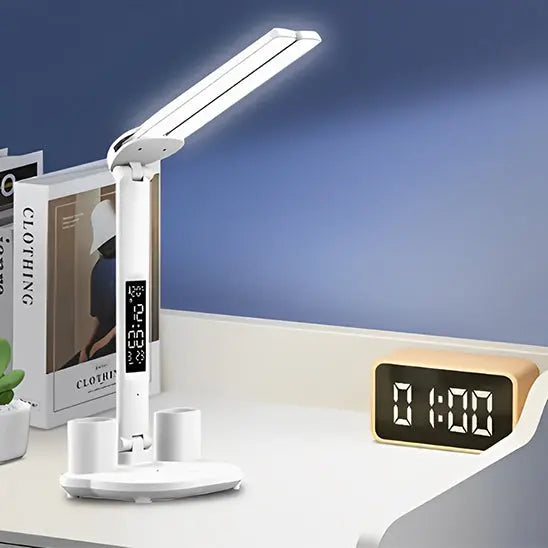 Lampe bureau double tête réveil