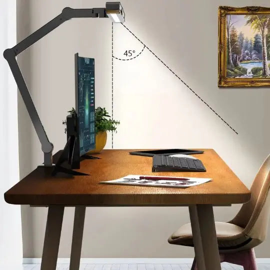 Lampe de bureau à LED puissante 45°