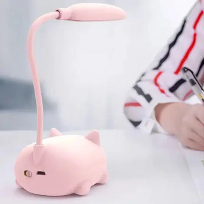 lampe de bureau enfant chaton mains