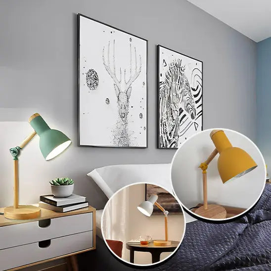 Lampe de bureau enfant en bois Bureauclear.com