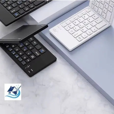 mini clavier noir et blanc pliable