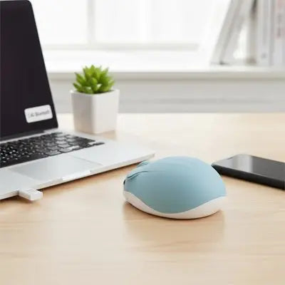 souris Bluetooth bleu