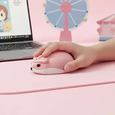  souris bluetooth rose