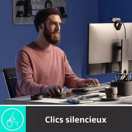 souris ergonomique clics silencieux