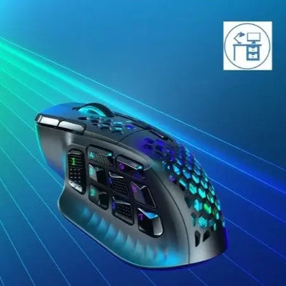 Souris filaire pour gamer bleu