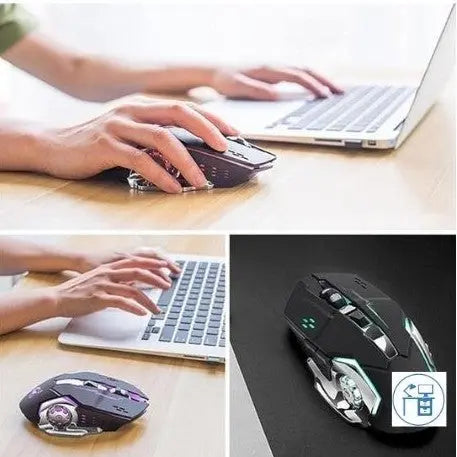 Souris sans fil gamer ordinateur bureau