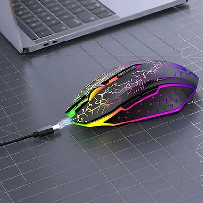 souris sans fil gaming noir rgb