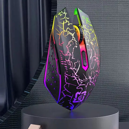 souris sans fil gaming debout colorés