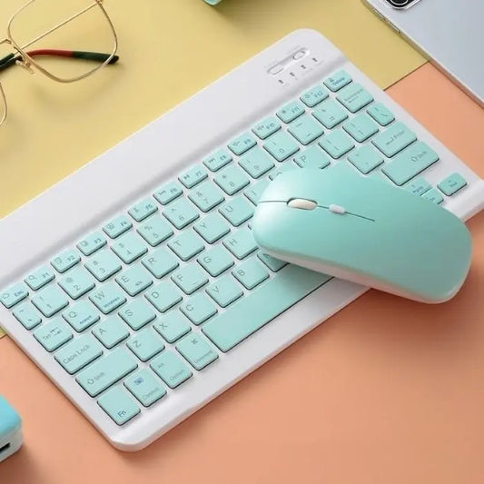 Souris sans fil silencieuse verte