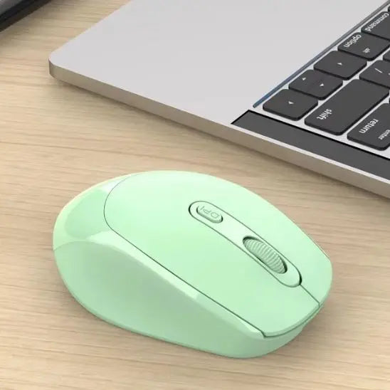 Souris sans fil vert computer