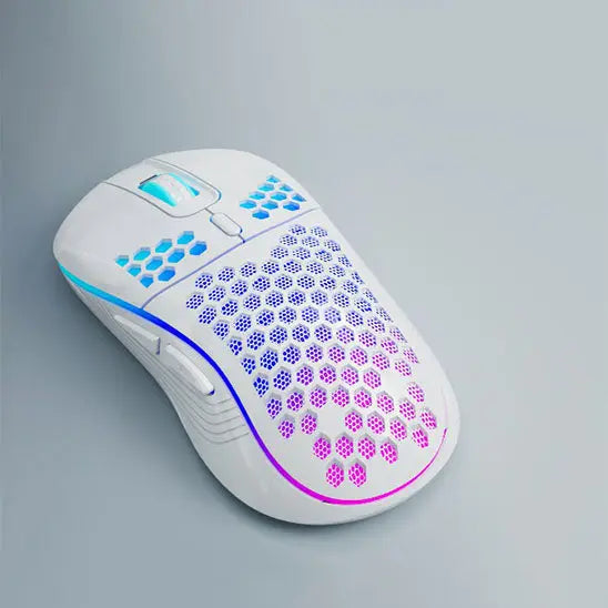 souris sans fils gaming bleu 