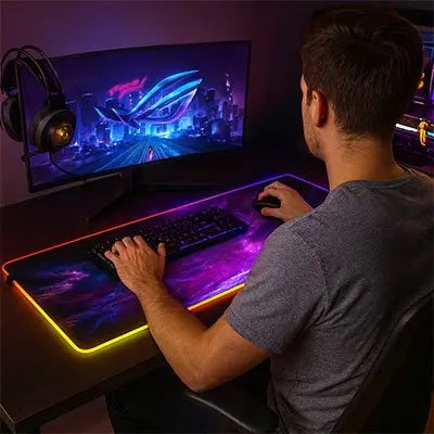 tapis bureau pour gamer homme