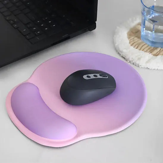 tapis de souris rose violet