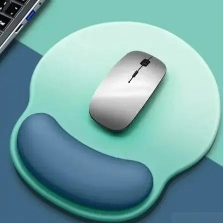 tapis de souris bleu vert