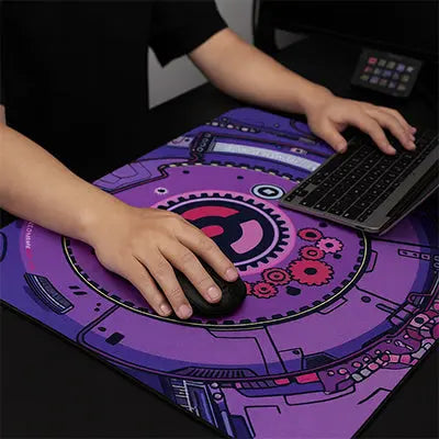 tapis de souris de gamer violet
