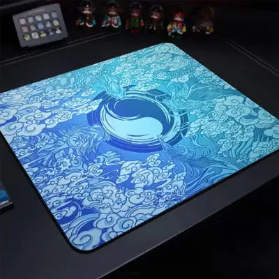 tapis de souris de gamer bleu