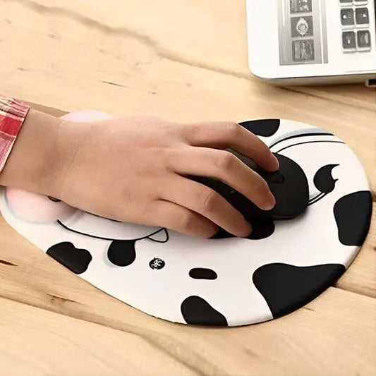 tapis de souris ergonomique vache mains