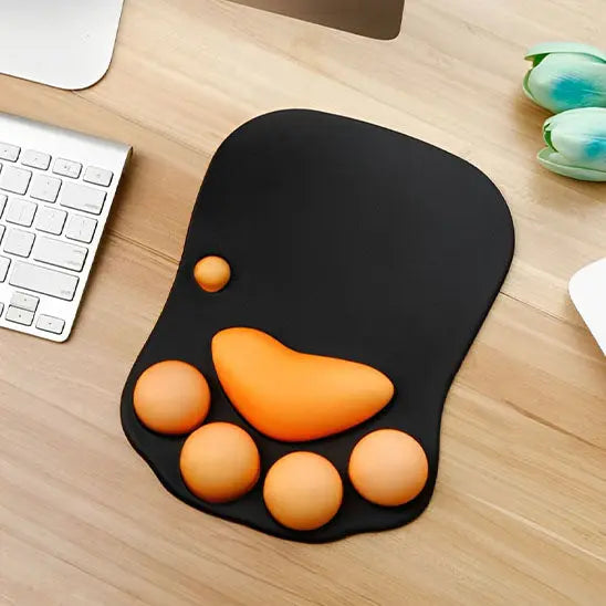 tapis de souris ergonomique noir clavier