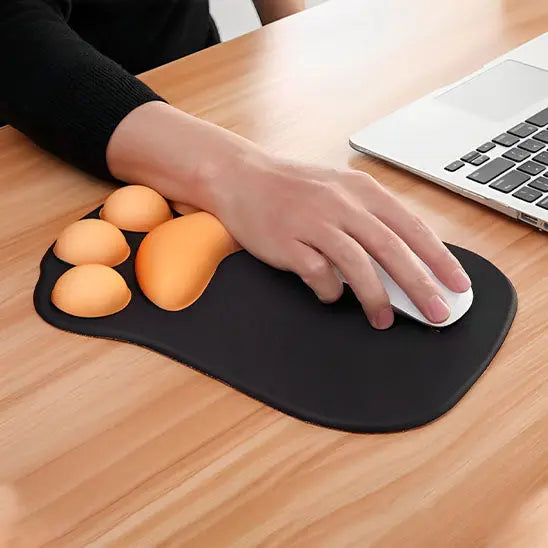 tapis de souris ergonomique repose poignet mains