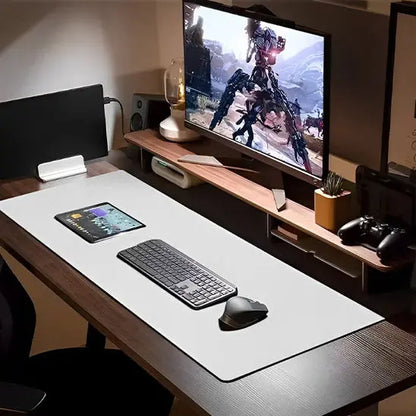 tapis de souris gamer gris clair clavier