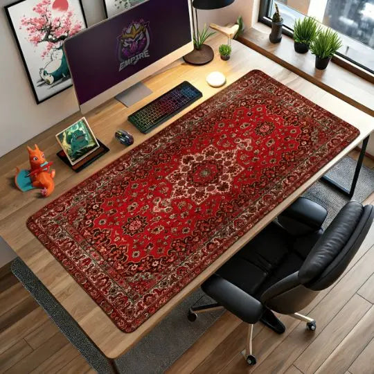 Tapis de souris gamer persan fleur