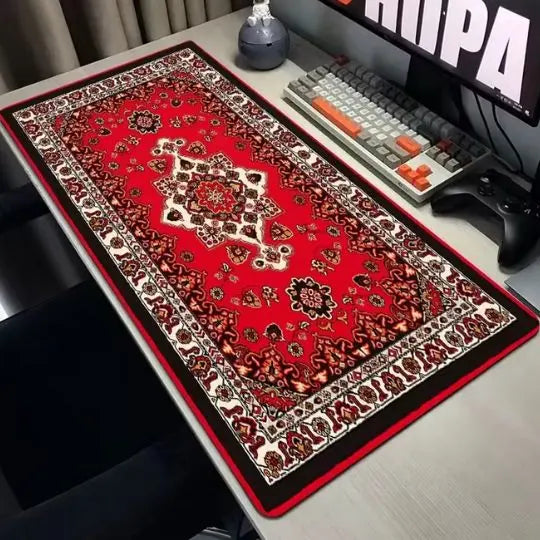 Tapis de souris gamer persan rouge