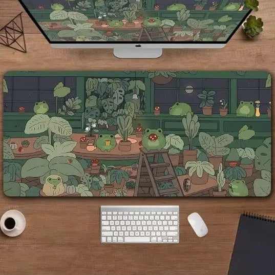Tapis de souris vert pour adolescents Bureau